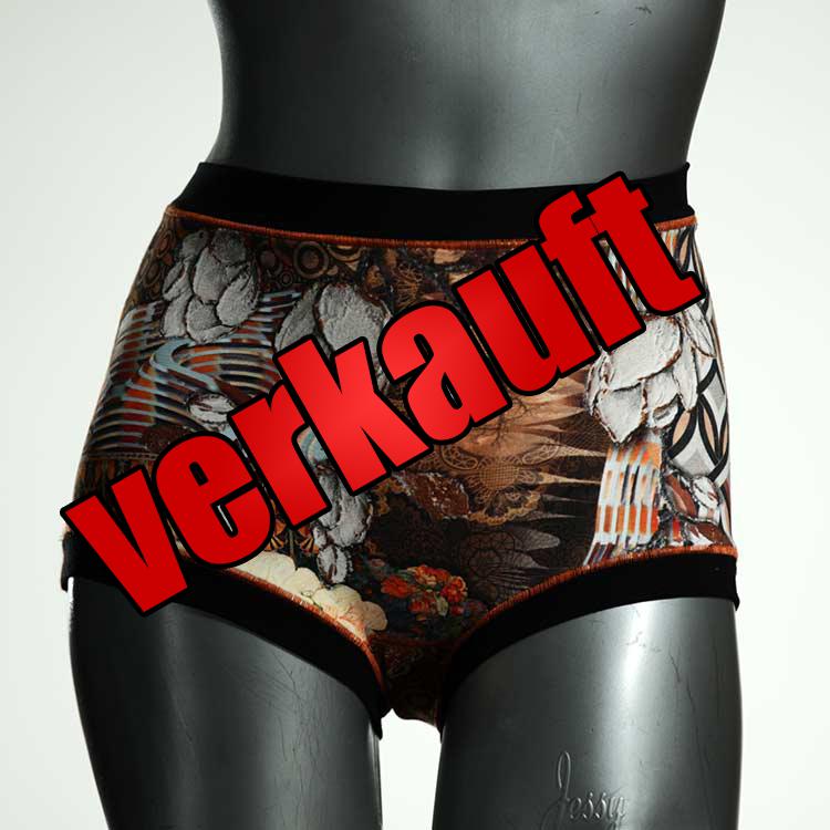 ökologische handgemachte süße günstige High waist Hotpant aus Baumwolle, Unterwäsche für Damen