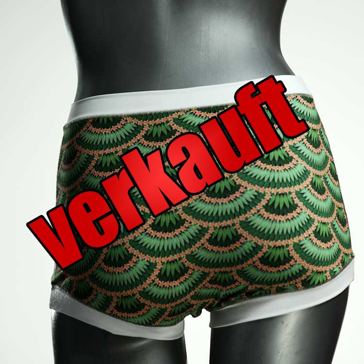 gemusterte ökologische bequeme sexy High waist Hotpant aus Baumwolle, Unterwäsche für Damen