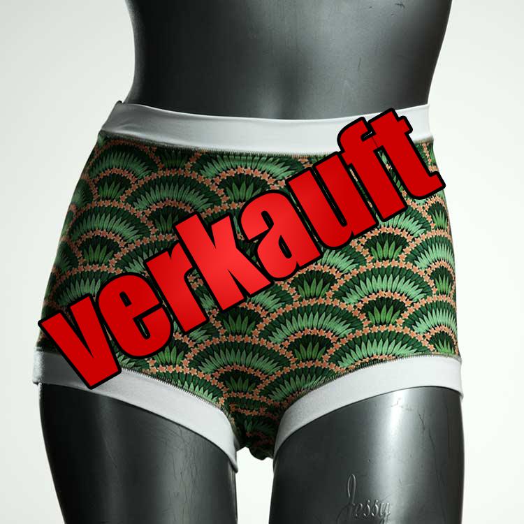 gemusterte ökologische bequeme sexy High waist Hotpant aus Baumwolle, Unterwäsche für Damen