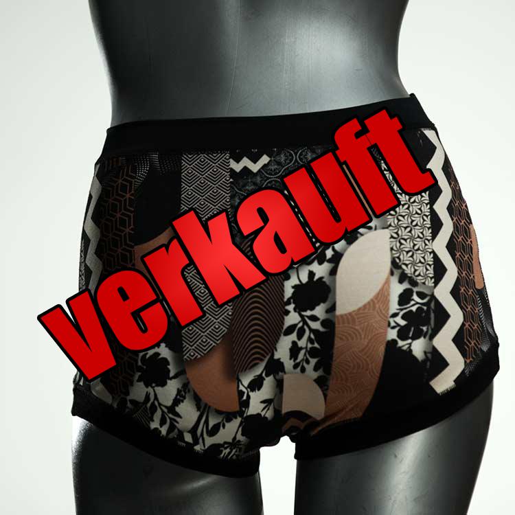 schöne sexy handgemachte ökologische High waist Hotpant aus Baumwolle, Unterwäsche für Damen