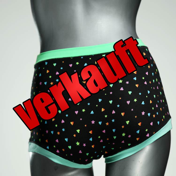 schöne handgemachte bequeme nachhaltige High waist Hotpant aus Baumwolle, Unterwäsche für Damen