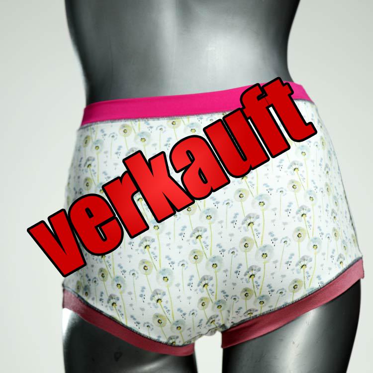 schöne bequeme ökologische gemusterte High waist Hotpant aus Baumwolle, Unterwäsche für Damen