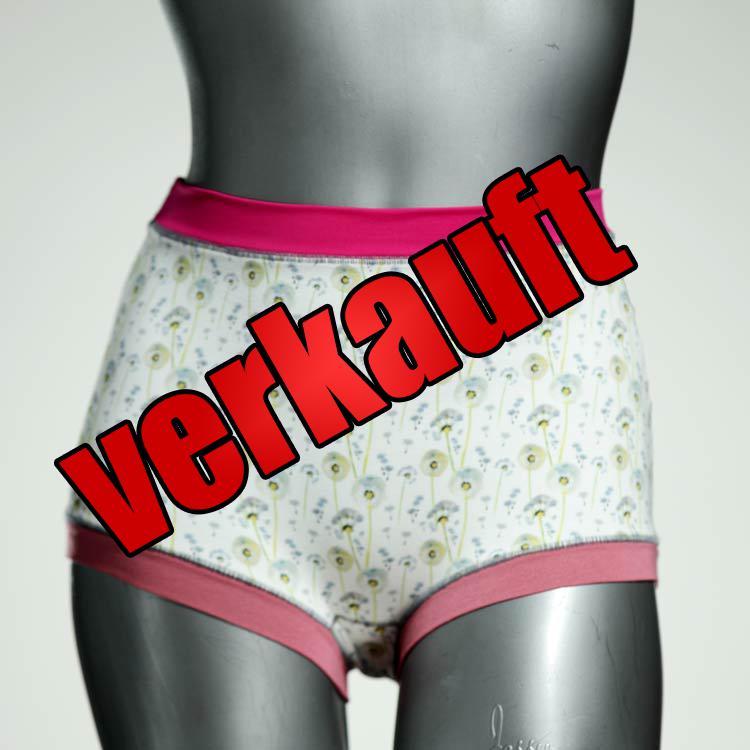 schöne bequeme ökologische gemusterte High waist Hotpant aus Baumwolle, Unterwäsche für Damen