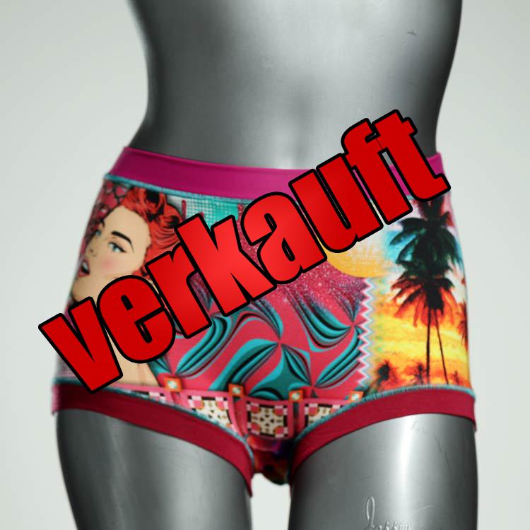 attraktive ökologische süße bunte High waist Hotpant aus Baumwolle, Unterwäsche für Damen