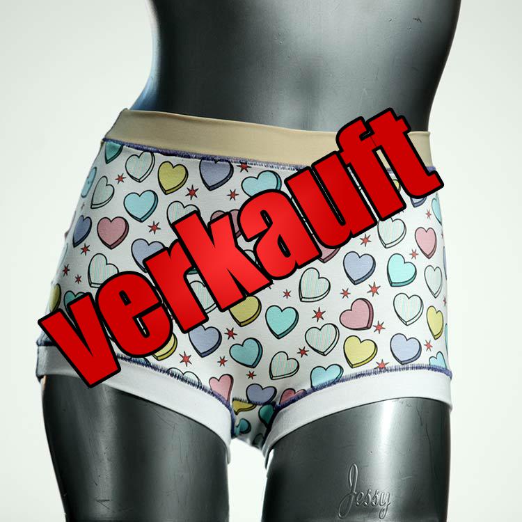 preiswerte sexy bunte ökologische High waist Hotpant aus Baumwolle, Unterwäsche für Damen