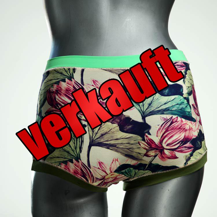 preiswerte nachhaltige ökologische farbige High waist Hotpant aus Baumwolle, Unterwäsche für Damen