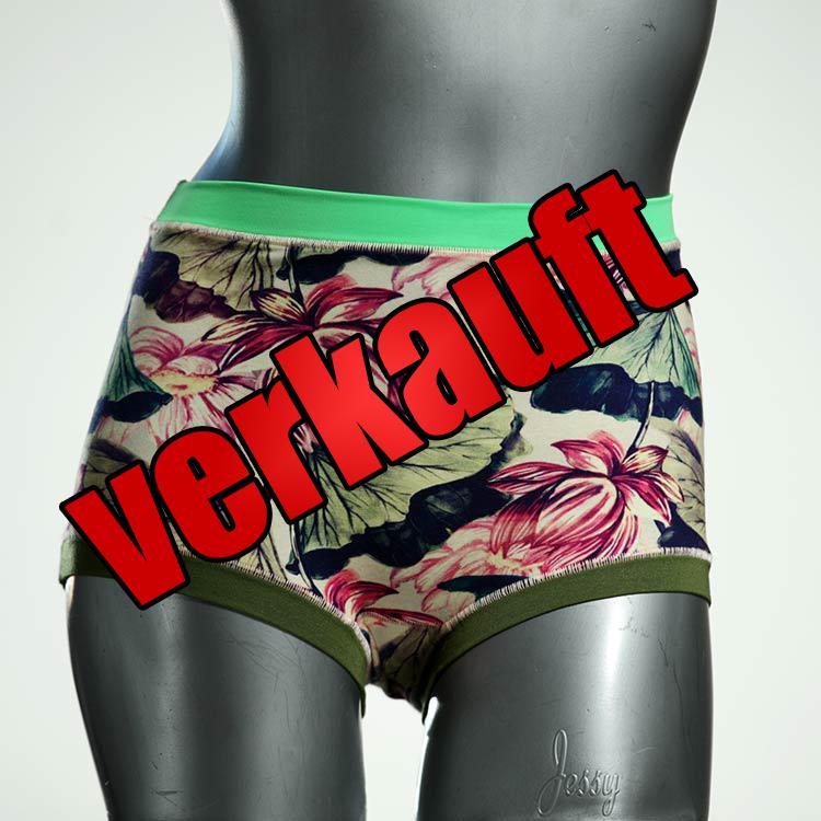 preiswerte nachhaltige ökologische farbige High waist Hotpant aus Baumwolle, Unterwäsche für Damen