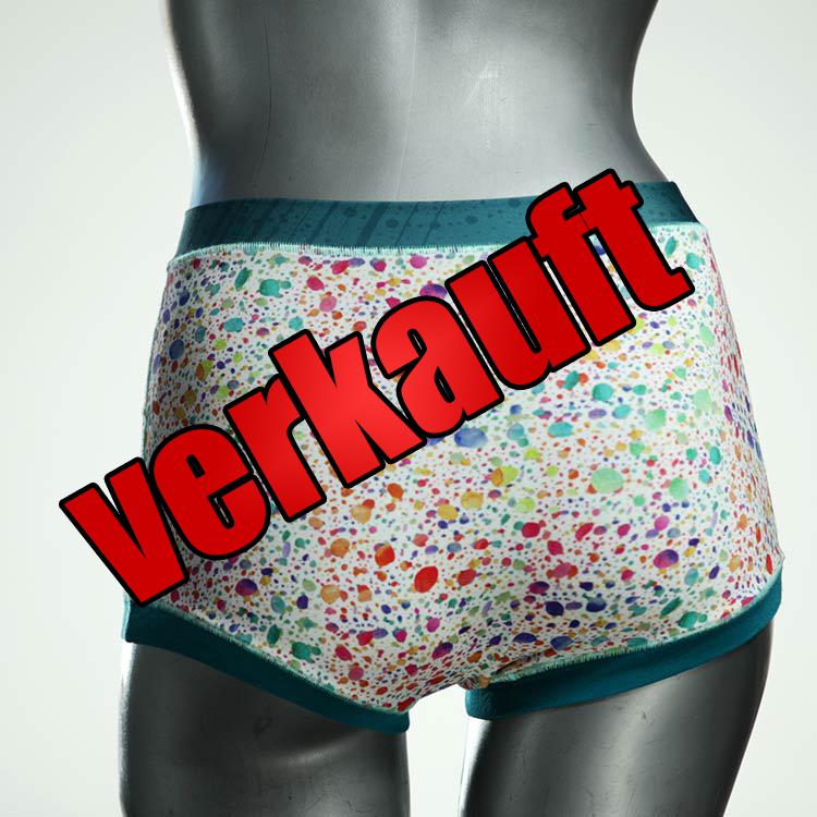 ökologische bunte bequeme süße High waist Hotpant aus Baumwolle, Unterwäsche für Damen