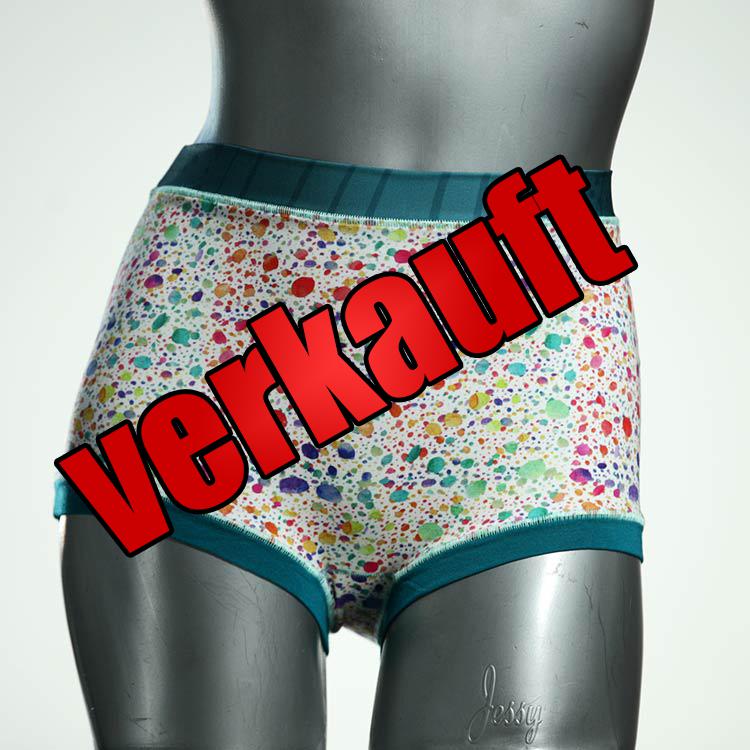 ökologische bunte bequeme süße High waist Hotpant aus Baumwolle, Unterwäsche für Damen