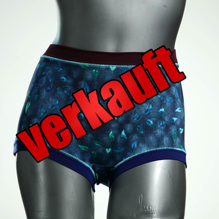 nachhaltige sexy süße handgemachte High waist Hotpant aus Baumwolle, Unterwäsche für Damen