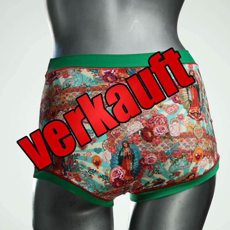 gemusterte schöne farbige bunte High waist Hotpant aus Baumwolle, Unterwäsche für Damen