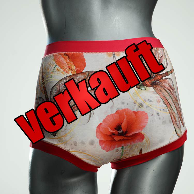 farbige nachhaltige bunte preiswerte High waist Hotpant aus Baumwolle, Unterwäsche für Damen