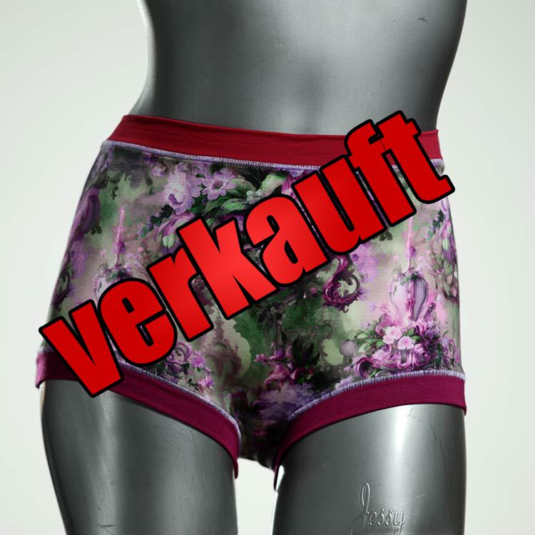 gemusterte schöne attraktive süße High waist Hotpant aus Baumwolle, Unterwäsche für Damen