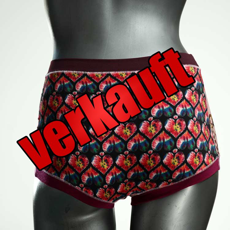 sexy bequeme gemusterte nachhaltige High waist Hotpant aus Baumwolle, Unterwäsche für Damen