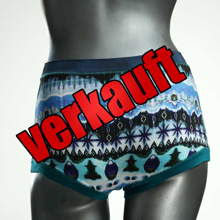 handgemachte ökologische sexy bequeme High waist Hotpant aus Baumwolle, Unterwäsche für Damen