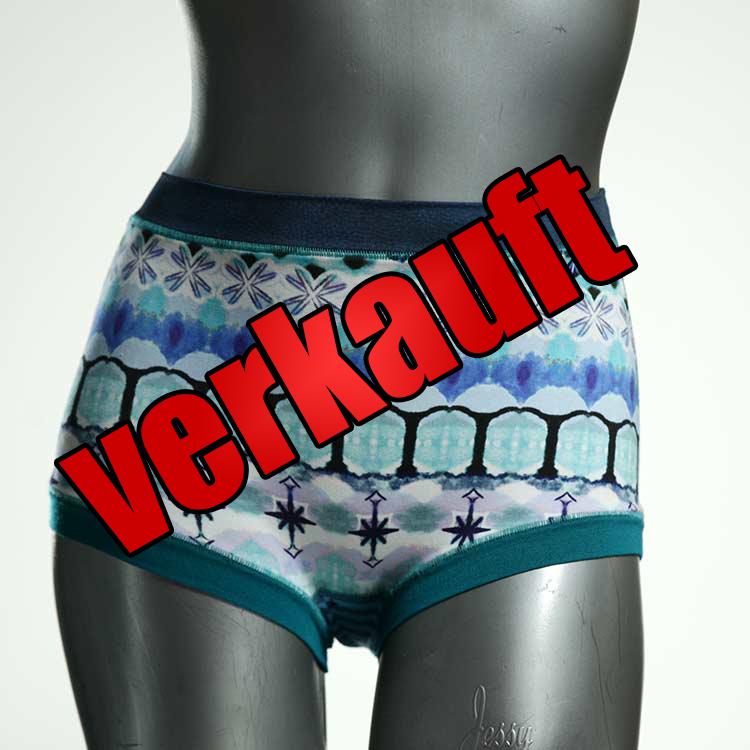 handgemachte ökologische sexy bequeme High waist Hotpant aus Baumwolle, Unterwäsche für Damen