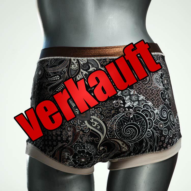 farbige bequeme süße gemusterte Highwaist aus Biobaumwolle, Unterwäsche für Damen