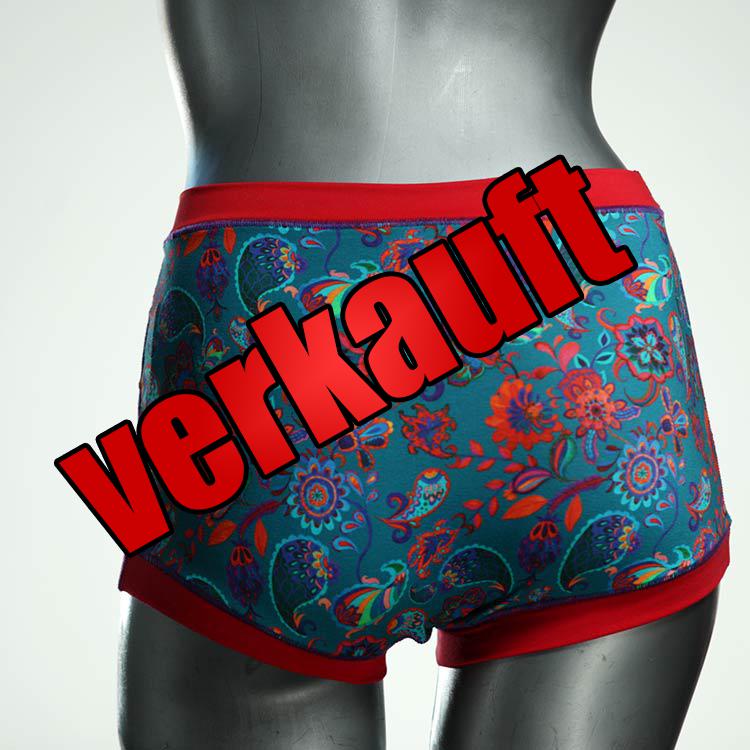 gemusterte preiswerte günstige bunte Highwaist aus Biobaumwolle, Unterwäsche für Damen