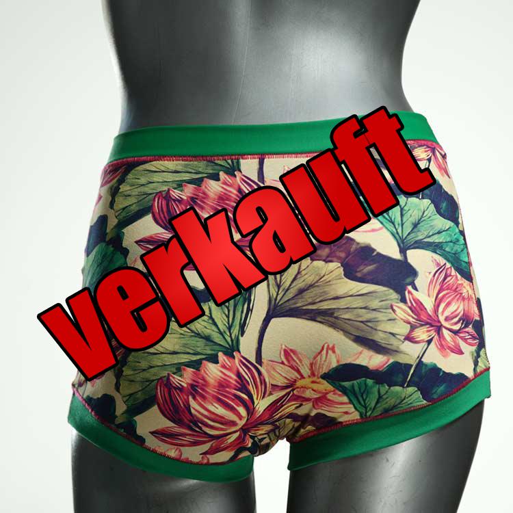 farbige günstige bequeme ökologische Highwaist aus Biobaumwolle, Unterwäsche für Damen