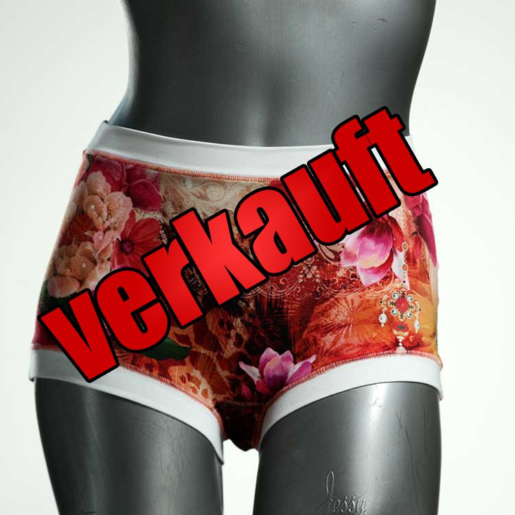nachhaltige gemusterte attraktive bequeme Highwaist aus Biobaumwolle, Unterwäsche für Damen