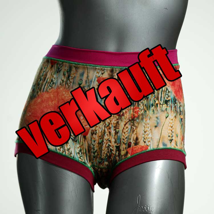 bunte preiswerte süße bequeme Highwaist aus Biobaumwolle, Unterwäsche für Damen