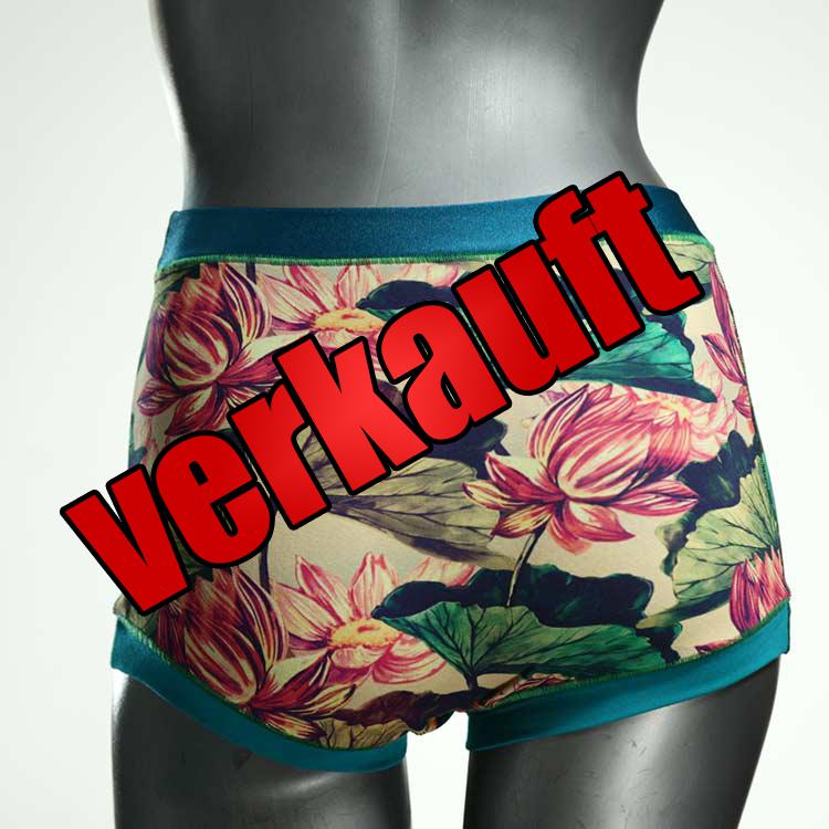 bequeme farbige preiswerte handgemachte Highwaist aus Biobaumwolle, Unterwäsche für Damen
