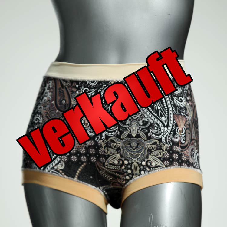 ökologische sexy bunte schöne Highwaist aus Biobaumwolle, Unterwäsche für Damen