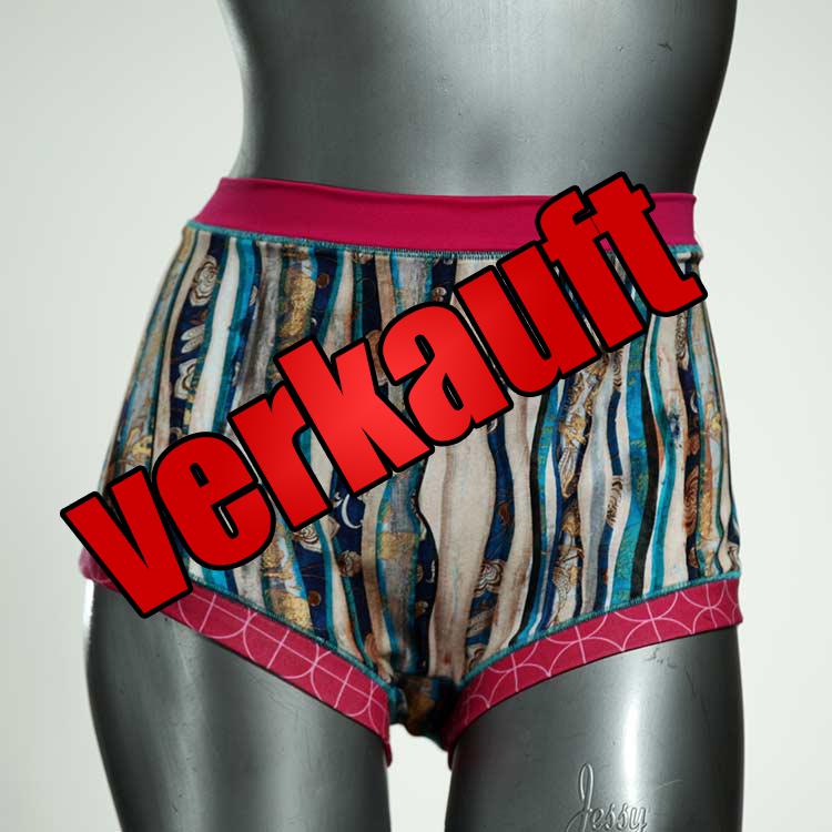attraktive nachhaltige gemusterte ökologische High waist Hotpant aus Baumwolle, Unterwäsche für Damen
