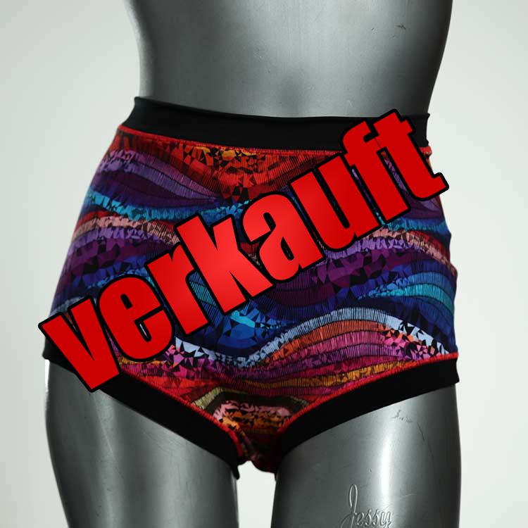 preiswerte farbige nachhaltige ökologische High waist Hotpant aus Baumwolle, Unterwäsche für Damen
