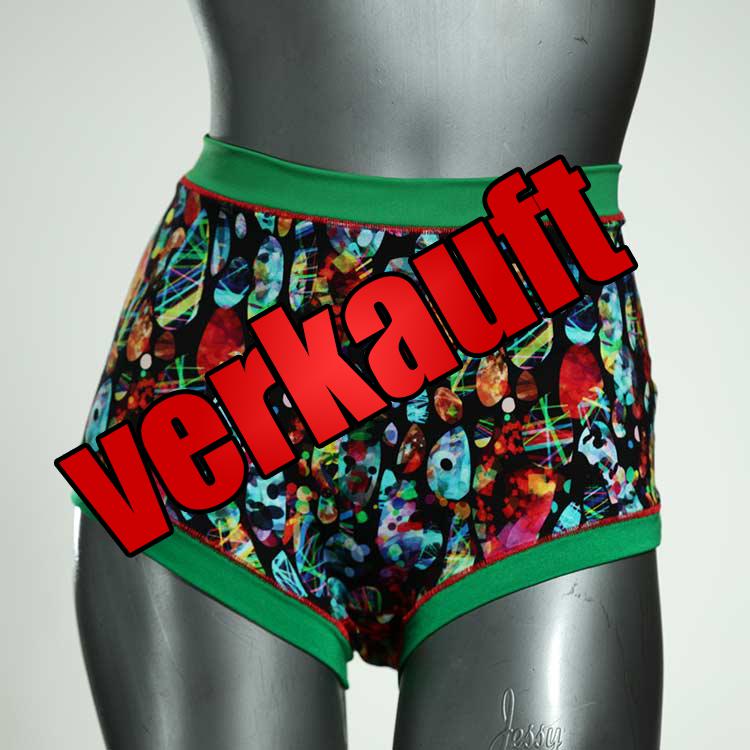 bequeme günstige gemusterte attraktive High waist Hotpant aus Baumwolle, Unterwäsche für Damen