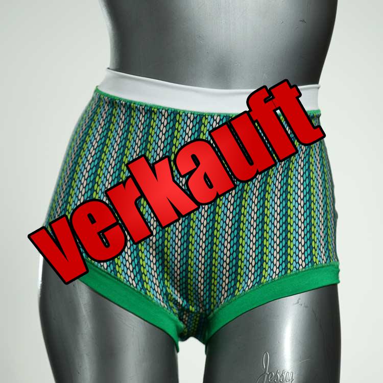 bequeme attraktive bunte nachhaltige High waist Hotpant aus Baumwolle, Unterwäsche für Damen