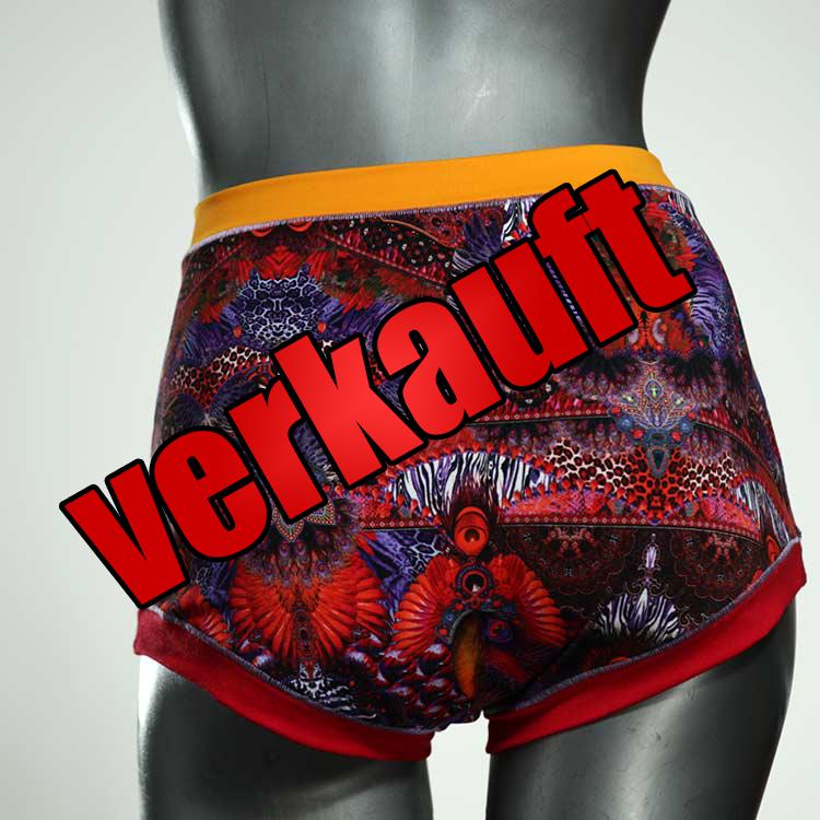 schöne bunte preiswerte günstige High waist Hotpant aus Baumwolle, Unterwäsche für Damen