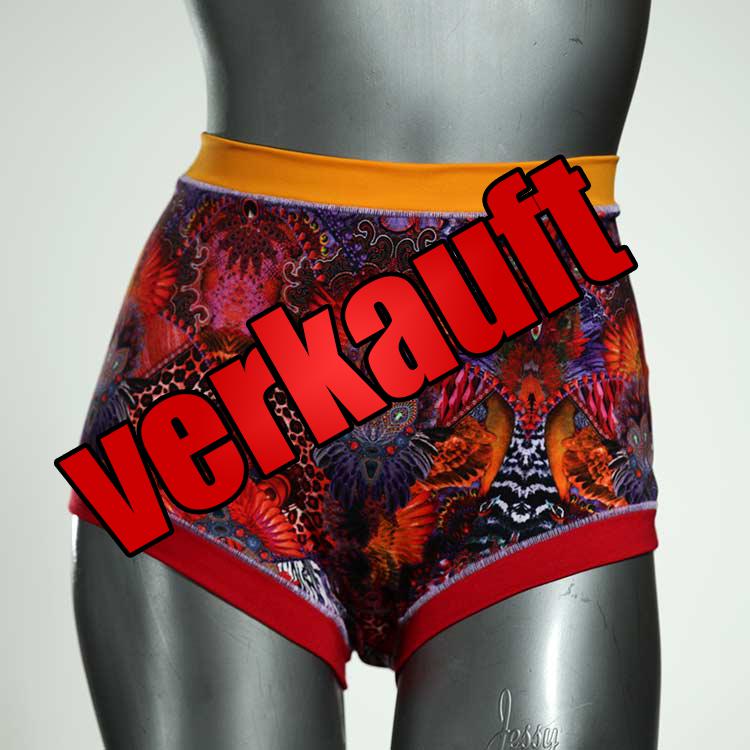 schöne bunte preiswerte günstige High waist Hotpant aus Baumwolle, Unterwäsche für Damen