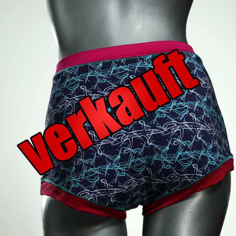 süße bunte handgemachte bequeme High waist Hotpant aus Baumwolle, Unterwäsche für Damen