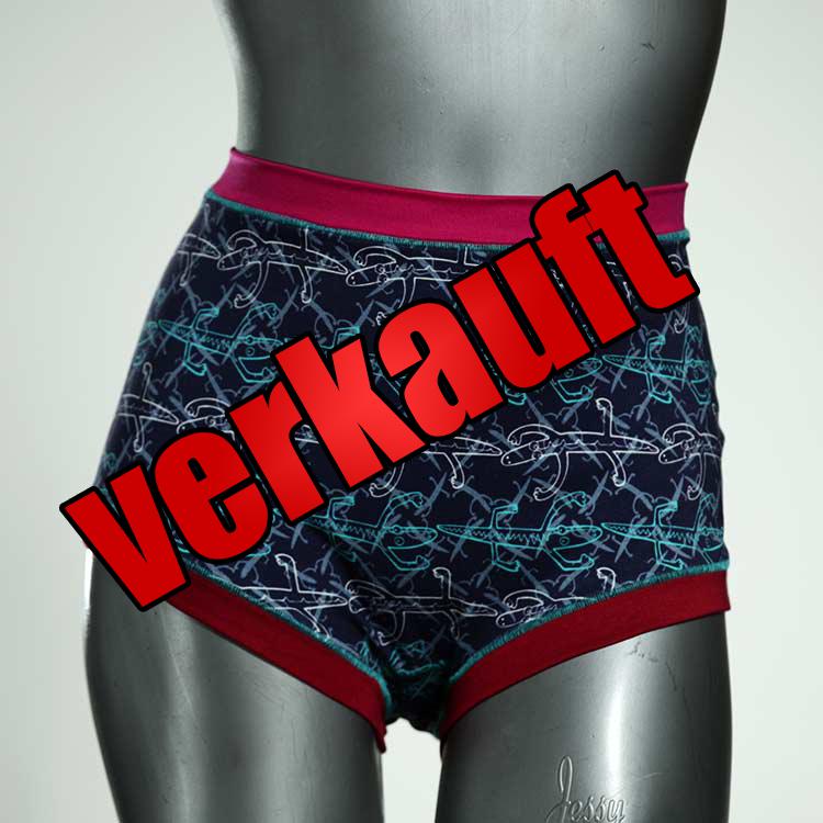 süße bunte handgemachte bequeme High waist Hotpant aus Baumwolle, Unterwäsche für Damen