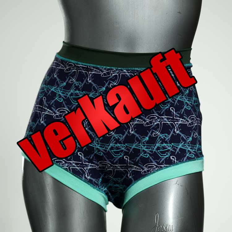 günstige bequeme attraktive farbige High waist Hotpant aus Baumwolle, Unterwäsche für Damen