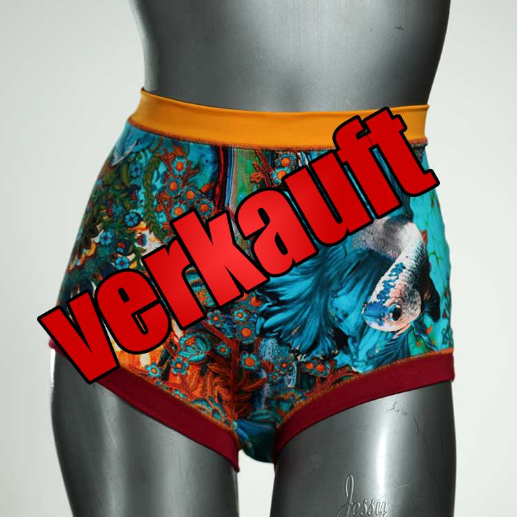 gemusterte bunte süße schöne High waist Hotpant aus Baumwolle, Unterwäsche für Damen