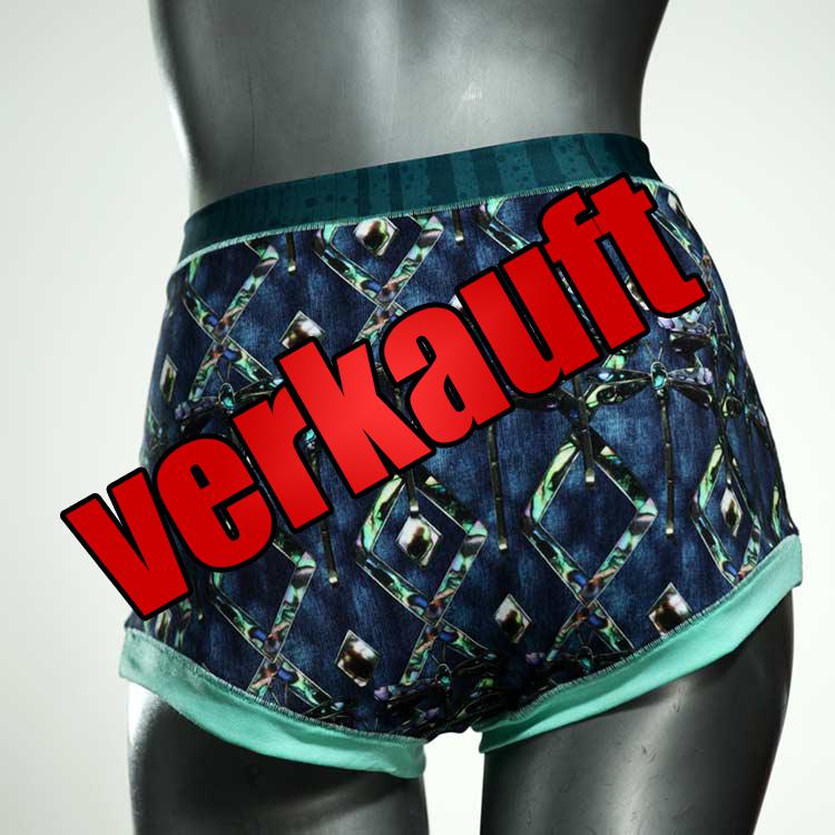 nachhaltige preiswerte farbige günstige High waist Hotpant aus Baumwolle, Unterwäsche für Damen