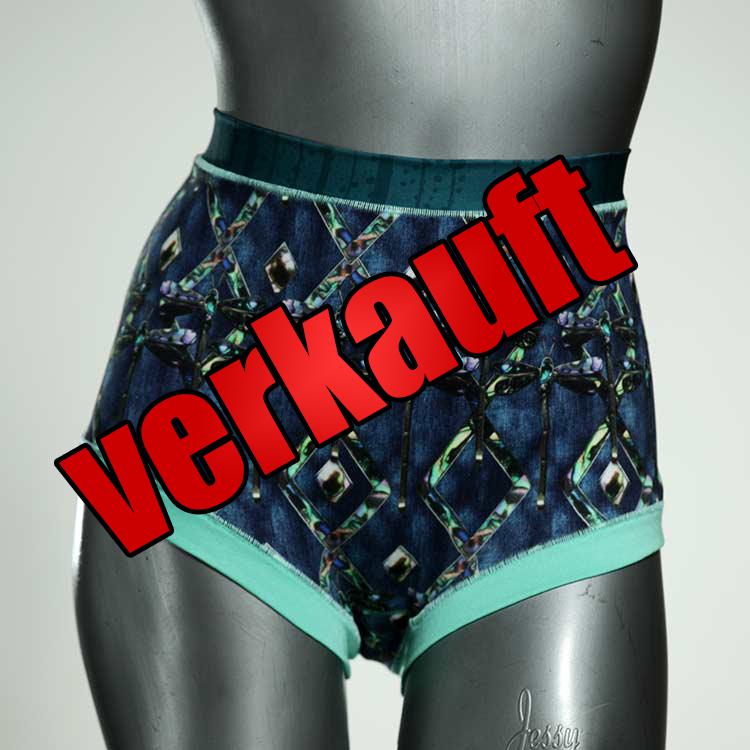 nachhaltige preiswerte farbige günstige High waist Hotpant aus Baumwolle, Unterwäsche für Damen