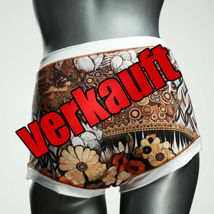 attraktive ökologische handgemachte günstige High waist Hotpant aus Baumwolle, Unterwäsche für Damen