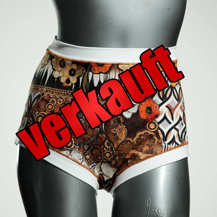 attraktive ökologische handgemachte günstige High waist Hotpant aus Baumwolle, Unterwäsche für Damen