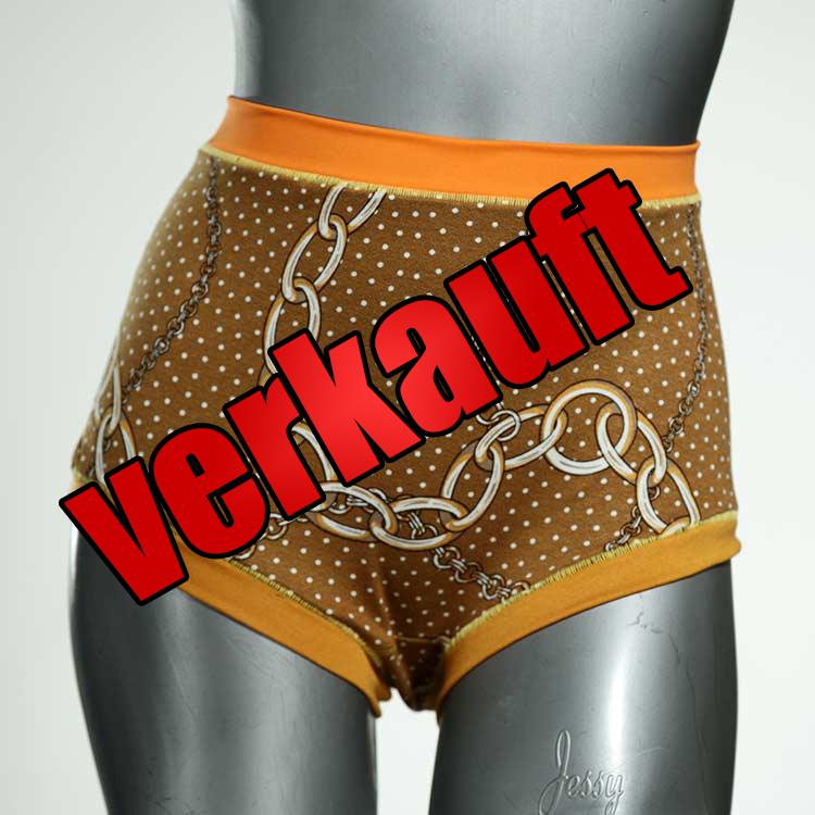 gemusterte günstige bequeme süße High waist Hotpant aus Baumwolle, Unterwäsche für Damen