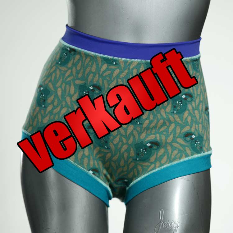 handgemachte süße gemusterte preiswerte High waist Hotpant aus Baumwolle, Unterwäsche für Damen