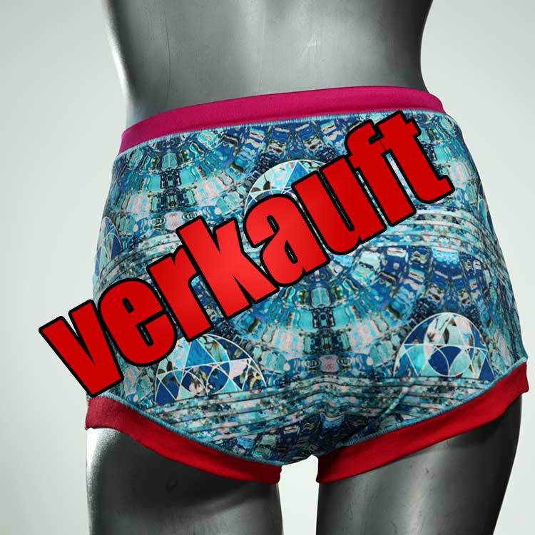bunte farbige bequeme schöne High waist Hotpant aus Baumwolle, Unterwäsche für Damen