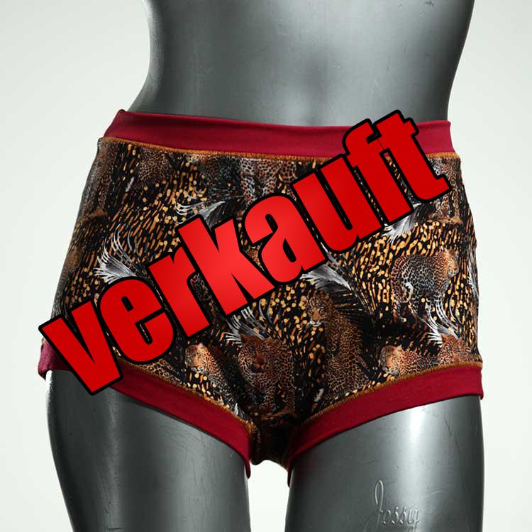 handgemachte nachhaltige bequeme attraktive High waist Hotpant aus Baumwolle, Unterwäsche für Damen