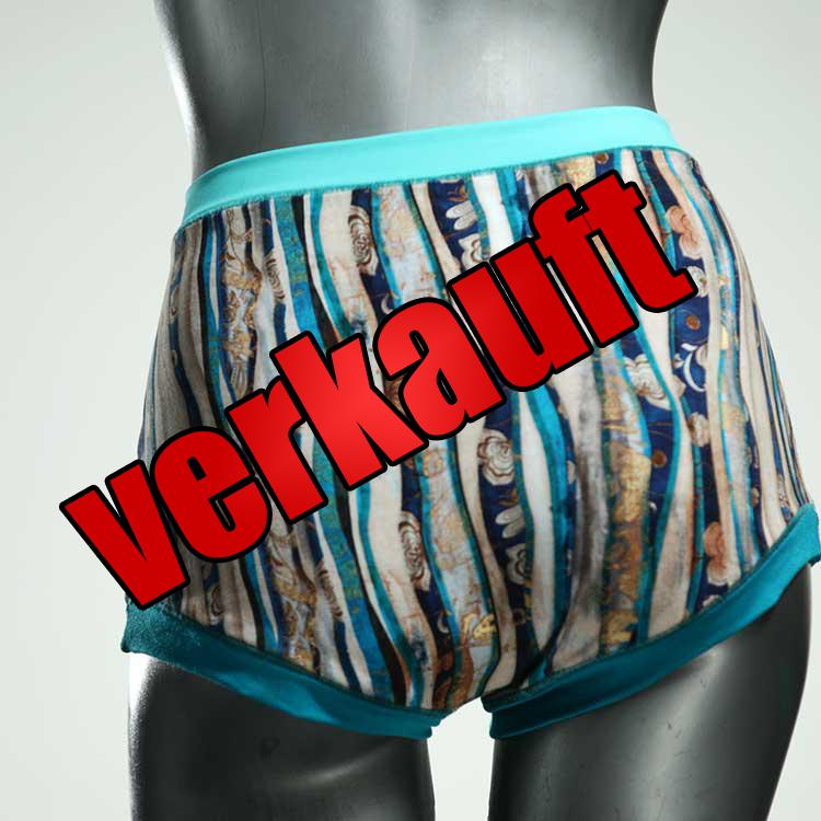 schöne süße farbige gemusterte High waist Hotpant aus Baumwolle, Unterwäsche für Damen
