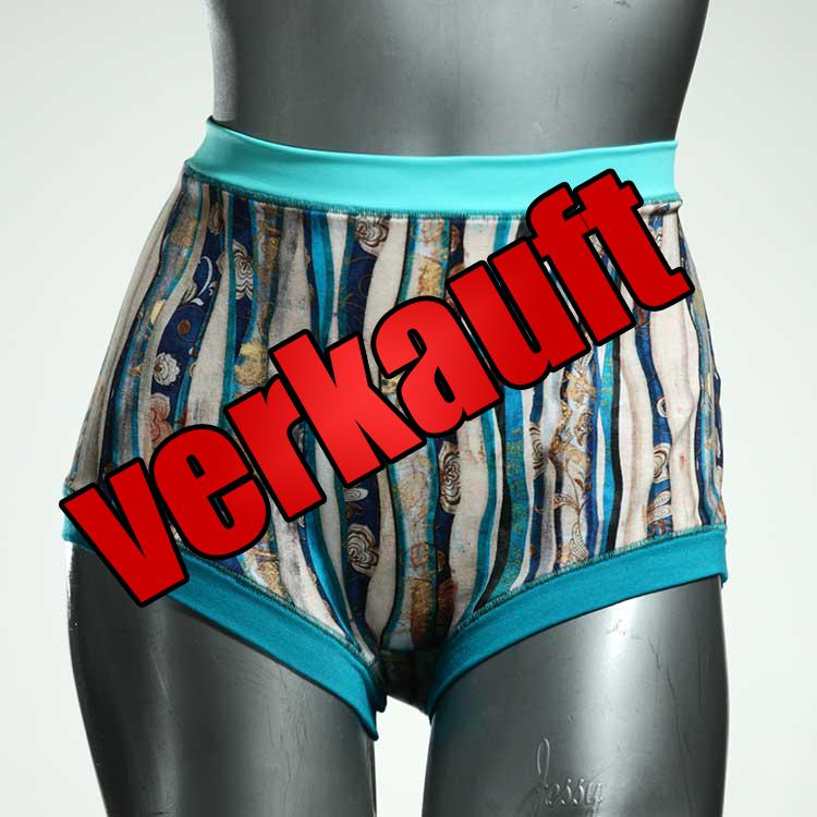 schöne süße farbige gemusterte High waist Hotpant aus Baumwolle, Unterwäsche für Damen
