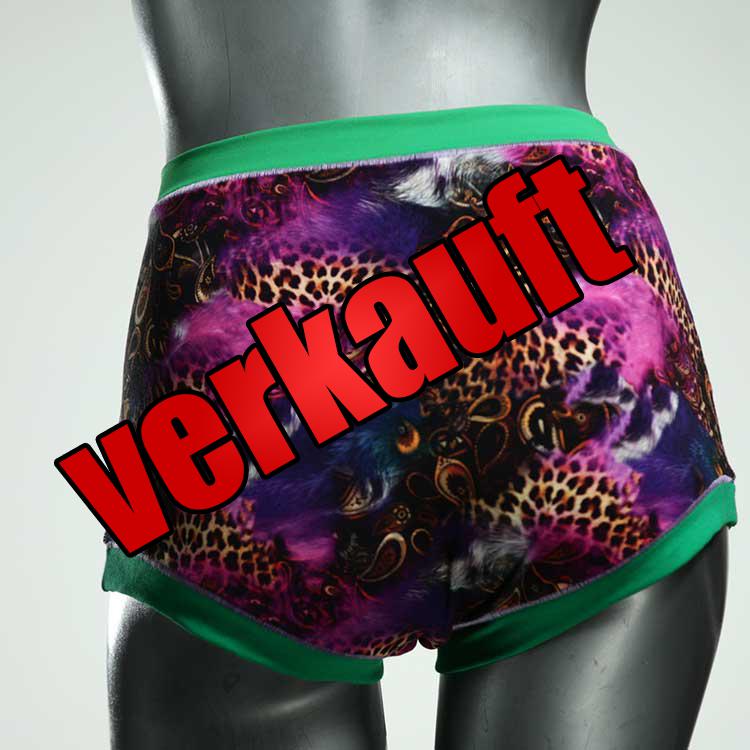 ökologische attraktive bequeme farbige High waist Hotpant aus Baumwolle, Unterwäsche für Damen