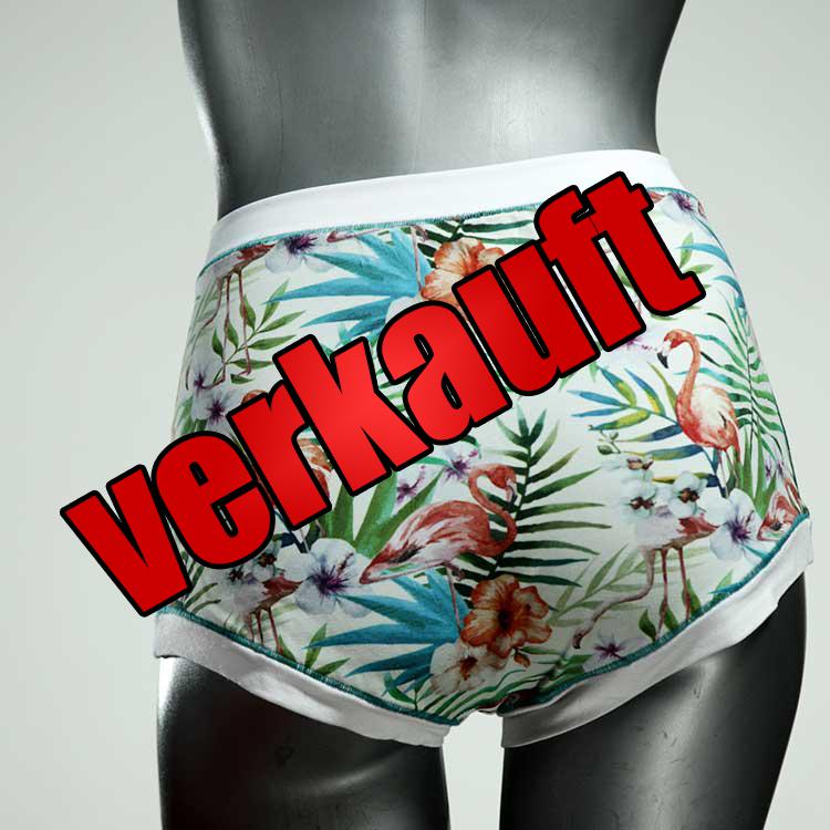 schöne nachhaltige handgemachte preiswerte High waist Hotpant aus Baumwolle, Unterwäsche für Damen