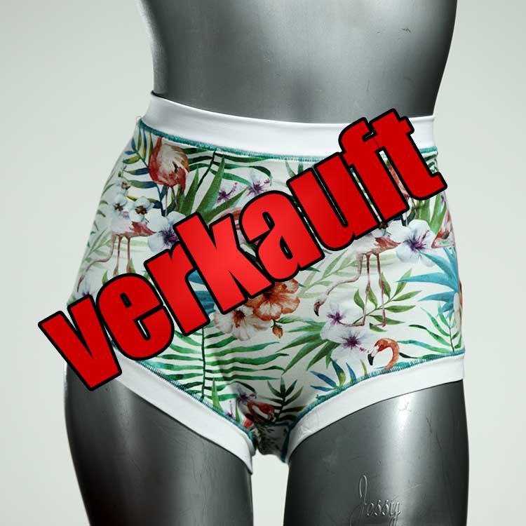 schöne nachhaltige handgemachte preiswerte High waist Hotpant aus Baumwolle, Unterwäsche für Damen